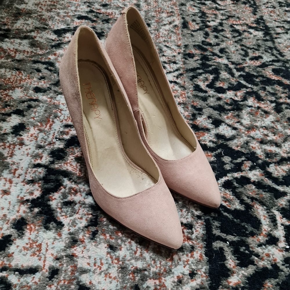 Beige pumps